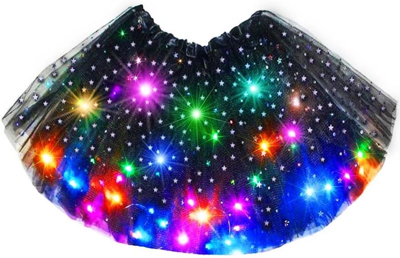 Nicute Light Up Tutu Led Layered Tulle Tutus Skirt for Women - Image 1